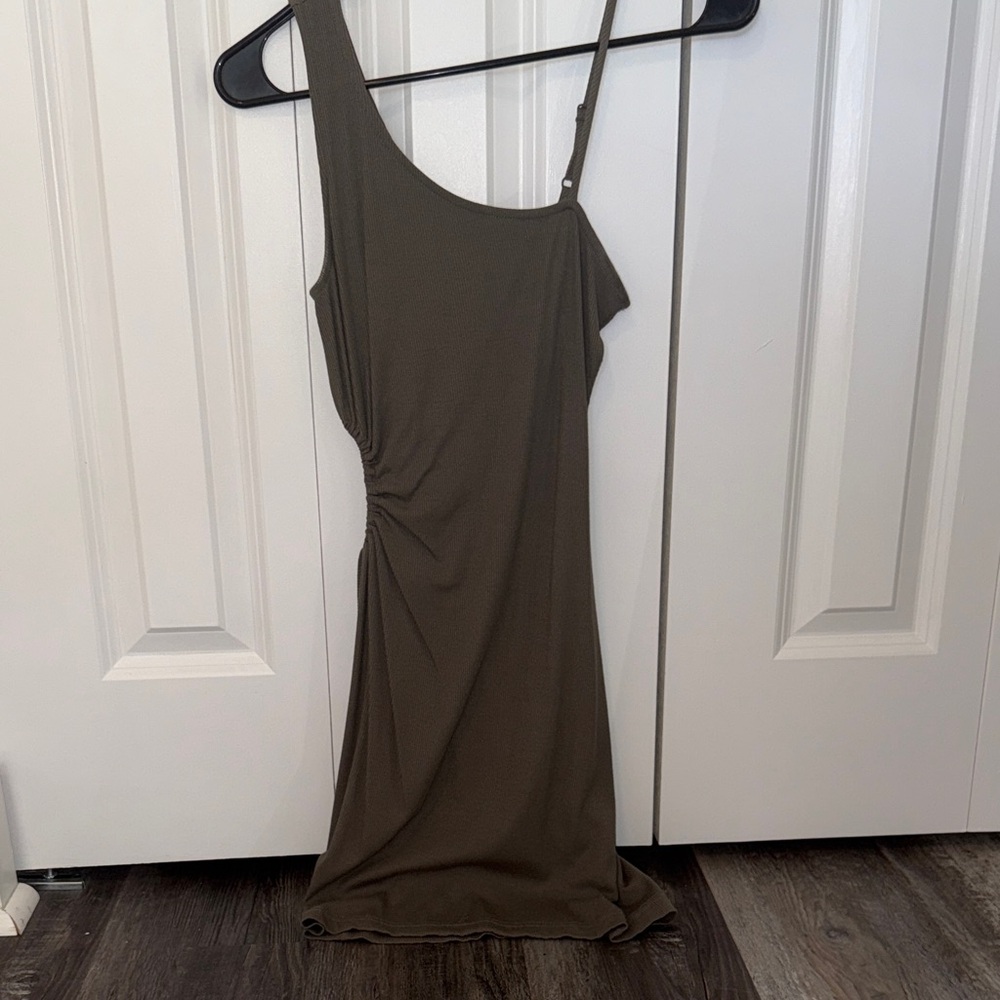 Olive Short Dress